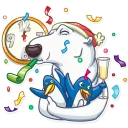 🎉-hristmas is oming, Telegram Sticker