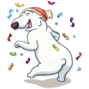 💃-hristmas is oming, Telegram Sticker