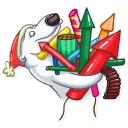 🎆-hristmas is oming, Telegram Sticker