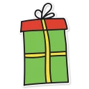 😔-Christmas mood, Telegram Sticker