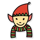 😗-Christmas mood, Telegram Sticker