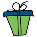 😝-Christmas mood, Telegram Sticker