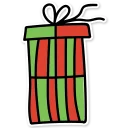 😷-Christmas mood, Telegram Sticker