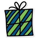 😨-Christmas mood, Telegram Sticker