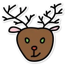 😉-Christmas mood, Telegram Sticker