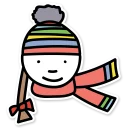 👸-Christmas mood, Telegram Sticker