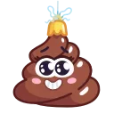💩-Christmas Ornaments, Telegram Sticker