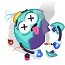 😵-Christmas Ornaments, Telegram Sticker