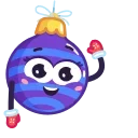 👋-Christmas Ornaments, Telegram Sticker