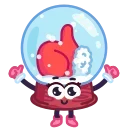 👍-Christmas Ornaments, Telegram Sticker