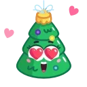 😍-Christmas Ornaments, Telegram Sticker