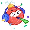 🥳-Christmas Ornaments, Telegram Sticker