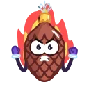 😡-Christmas Ornaments, Telegram Sticker