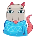 😨-Little Hygge, Telegram Sticker