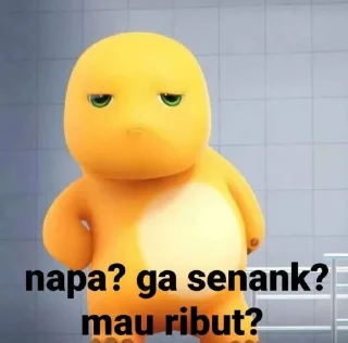 😒-si kuning, Telegram Sticker