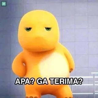 🤨-si kuning, Telegram Sticker