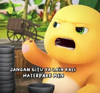🖕-si kuning, Telegram Sticker