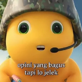 👎-si kuning, Telegram Sticker