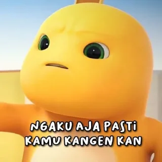 👈-si kuning, Telegram Sticker