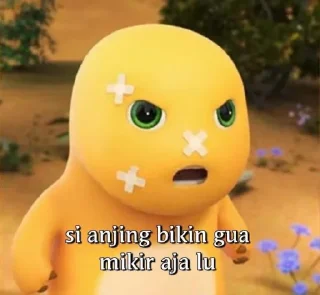 😤-si kuning, Telegram Sticker