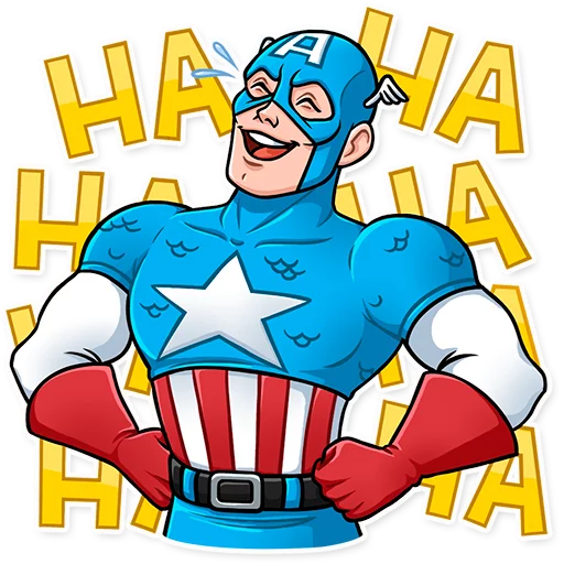 60's Captain America, telegram sticker