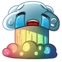 😭-Classy weather!, Telegram Sticker