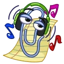 🎧-Clippy, Telegram Sticker