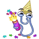 🎉-Clippy, Telegram Sticker