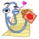 😘-Clippy, Telegram Sticker