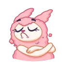 😤-Cloudia, Telegram Sticker