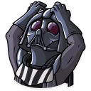 😱-Darth Vader, Telegram Sticker