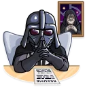 😐-Darth Vader, Telegram Sticker