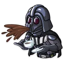 😨-Darth Vader, Telegram Sticker