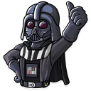 👍-Darth Vader, Telegram Sticker