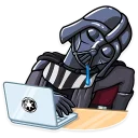 😴-Darth Vader, Telegram Sticker