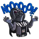 😫-Darth Vader, Telegram Sticker