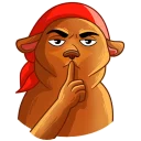 🌚-Comrade Bearski, Telegram Sticker
