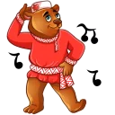 🕺-Comrade Bearski, Telegram Sticker