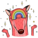 🌈-Comrade Fox, Telegram Sticker