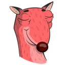 😌-Comrade Fox, Telegram Sticker