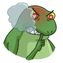 😡-Concerned Froge, Telegram Sticker