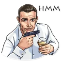 🤔-Agent 007, Telegram Sticker