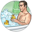 🛀-Agent 007, Telegram Sticker