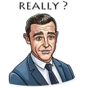 😏-Agent 007, Telegram Sticker
