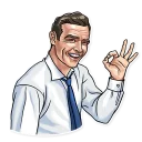 👌-Agent 007, Telegram Sticker
