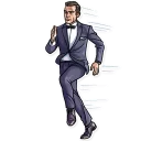 😸-Agent 007, Telegram Sticker