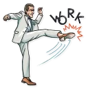 😠-Agent 007, Telegram Sticker