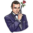 🌹-Agent 007, Telegram Sticker