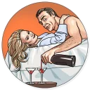 🥂-Agent 007, Telegram Sticker