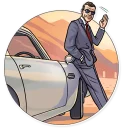 👋-Agent 007, Telegram Sticker